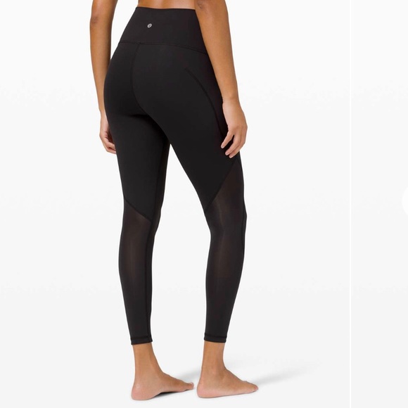 Lululemon Wunder Under High-Rise Tight 25" *Chiffon Mesh - Picture 2 of 15